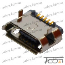 Гнездо micro USB монтажное, Tcom